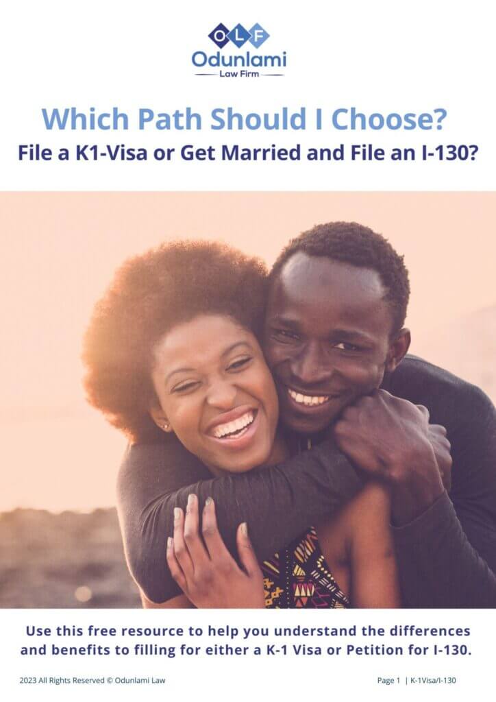 Which Path Should I Choose? File a K1Visa or Get Married and File an I
