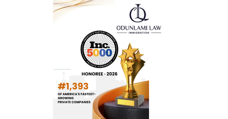 Odunlami Law Named to the 2026 Inc. 5000 and Expands Services to Include New Jersey Family Law