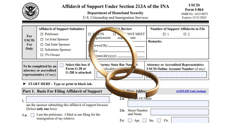 Divorce and I-864 Financial Support